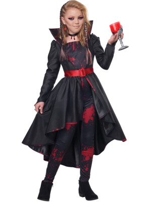 Bad Blood Vampiress Vampire Girl's Costume