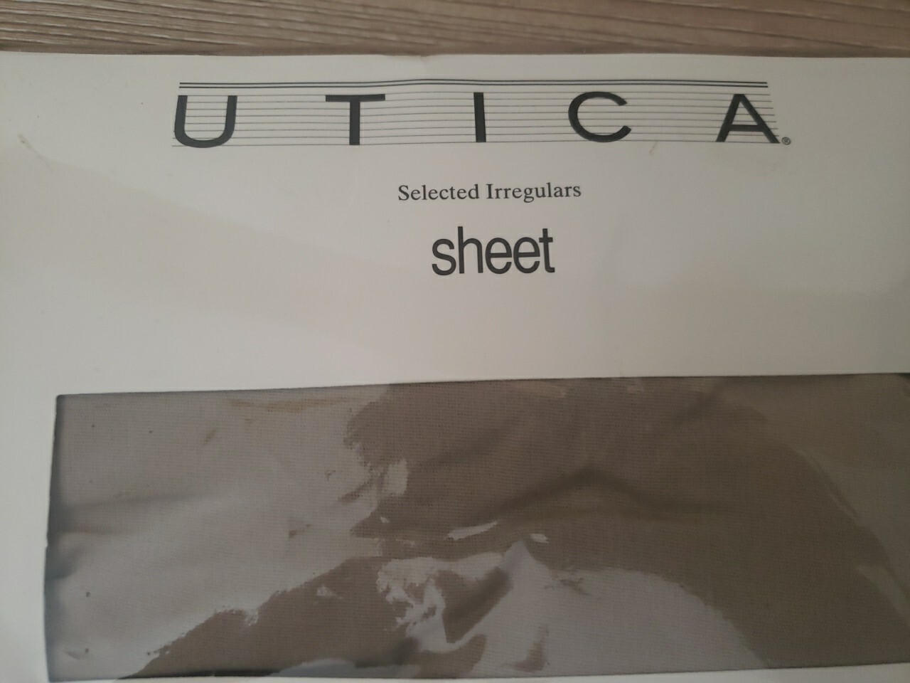 Vintage 2 Sets Utica Long Twin Fitted Sheet USA Tan 39×80 Falak
