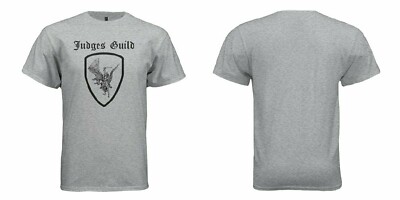 Official Judges Guild T-shirt! Black on Grey - Size L New!