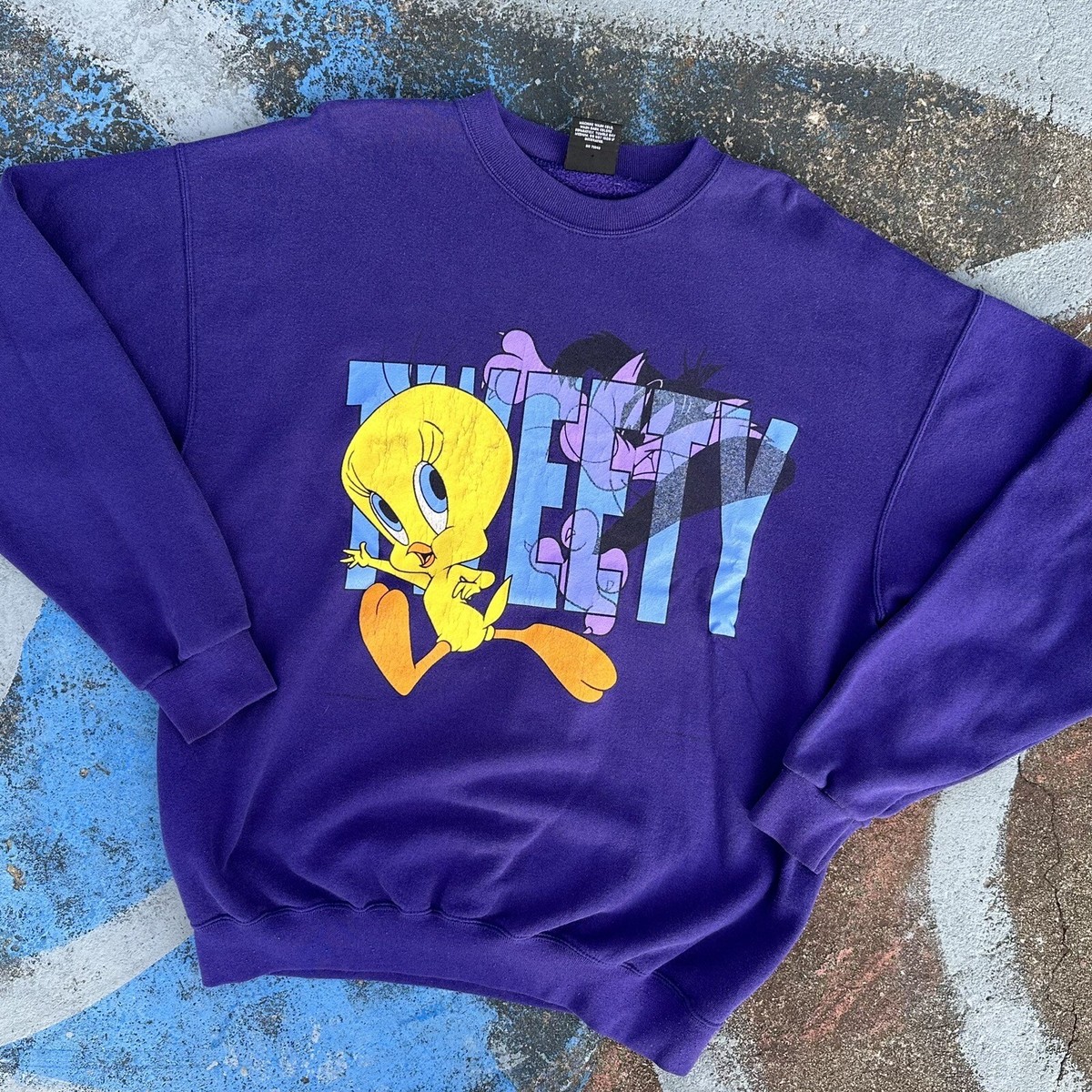 なんでも鑑定団よりも驚き！ Tweety Tunes Looney Vintage Sweatshirt eBay | XL SZ トップス