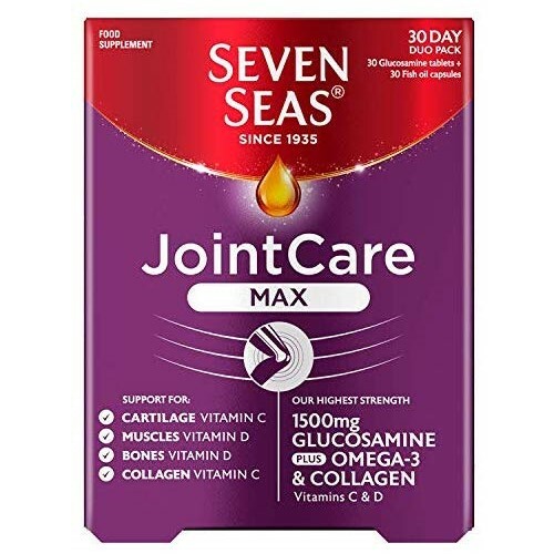 Buy Seven Seas JointCare Max Glucosamine Omega-3 Collagen Vitamins C \u0026 D,  Joint Care Online in Italy. 223904151442
