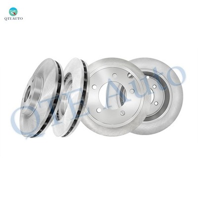 Set of 4 Front 294mm-Rear 262mm Disc Brake Rotors For 2007-2012 Dodge Caliber