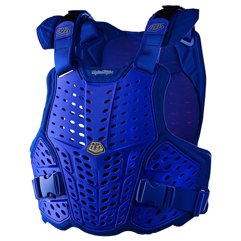 Harnais de protection Rockfight CE Flex Troy Lee Designs bleu ventilé et léger