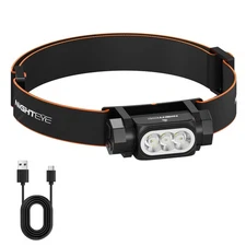 NIGHTEYE LED Camping Headlight Head Torch Lamp Camping Hiking Work Hunting Light