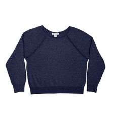 Tommy Bahama Island Soft Raglan Crewneck Sweater Sze L Sea Light Preppy Vacation