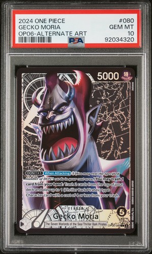 Gecko Moria (Alternate Art) graded PSA 10 for sale on eBay