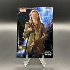 KAREN PAGE Deborah Ann Woll DEBUT 2025 Topps Marvel Studios BLACK BOOKEND #10/10