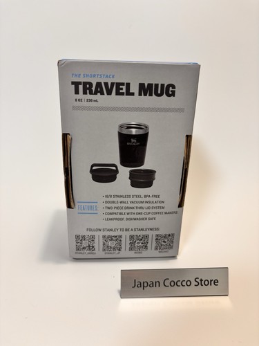 New STANLEY Vacuum Mug 0.23L Heat Insulation Stainless Steel Mug Matte Black - Picture 4 of 12