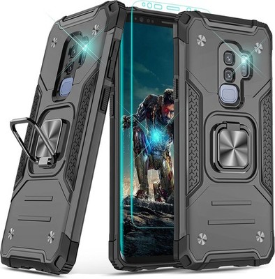 Samsung Galaxy S9 Plus Case with Kickstand Full Body Magnetic Stylish Shockproof