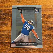 2010 Topps Platinum Ndamukong Suh Rookie Card #107. rookie card picture