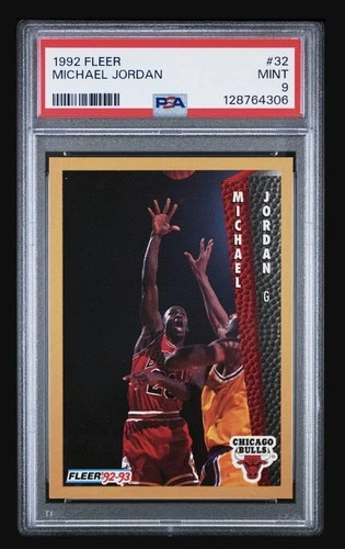1992 FLEER #32 MICHAEL JORDAN PSA 9