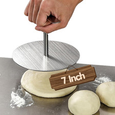 7-Inch Stainless Steel Tortilla Press Maker &ndash; Manual Roti Maker and Dough Press
