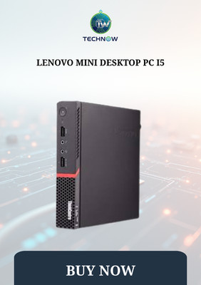 Lenovo Mini Desktop PC i5, up to 32GB RAM, 2TB SSD NVMe, Windows 11 Pro, WiFi