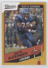 2021 Panini Classics Legends Timeless Tributes Gold 3/99 Shaun Alexander 0q0m