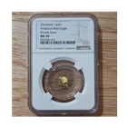 NGC Gold American Bald Eagle Private Issue MS 70 NGC 1/500th GOLD