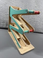 LOVEVERY Wooden Race and Chase Ramp - No Cars Gently Used Pioneer Play Kit