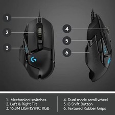 Logitech G502 Hero High Performance Gaming Mouse 6