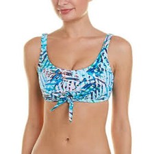PILYQ Palmas Knot Adjustable Strap Bikini Swim Bathingsuit Top Padding NWT Small