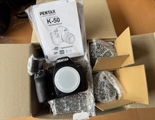 PENTAX K-50 Digital SLR Camera Body, 18-55mm + 50-200mm lens A1 Condition