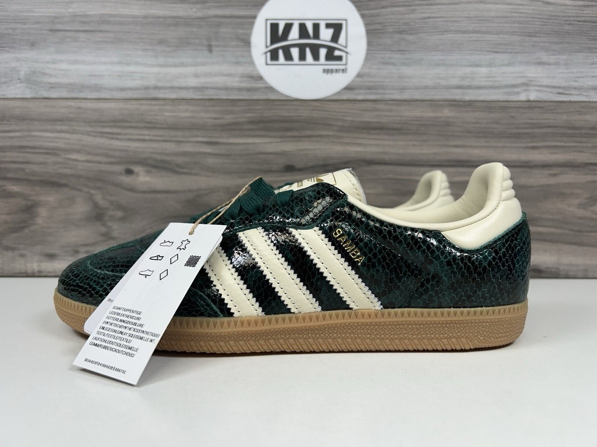 Adidas SAMBA OG Snakeskin Collegiate Green (JR8848) Women's