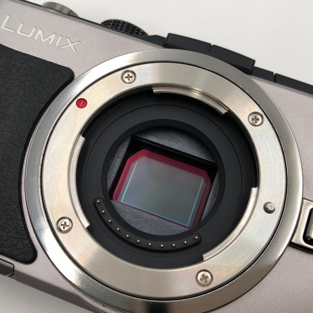 Panasonic Lumix DMC-GX1 16.0MP Mirrorless Silver Camera + PZ 14