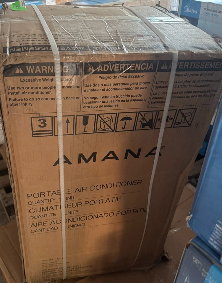 Amana 6,500 BTU Portable Air Conditioner Cools 450 Sq. Ft. with LCD Display - Image 2 of 3