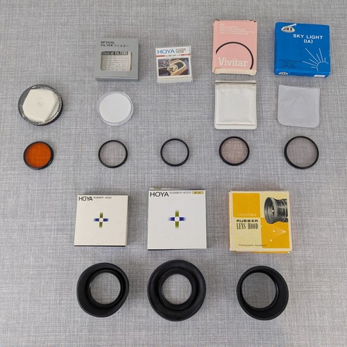 Lot travaux filtres et capots caoutchouc pour appareil photo - 52 mm / 55 mm / 62 mm - Photo 2/10