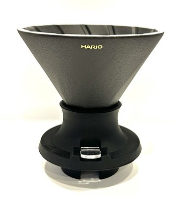 HARIO V60 Alpha Switch Coffee Dripper 02 Black Ceramic Taiwan Exclusive New