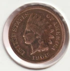 US Rare Old West 1908 Indian Head Penny Coin American Collection Shield Cent USA