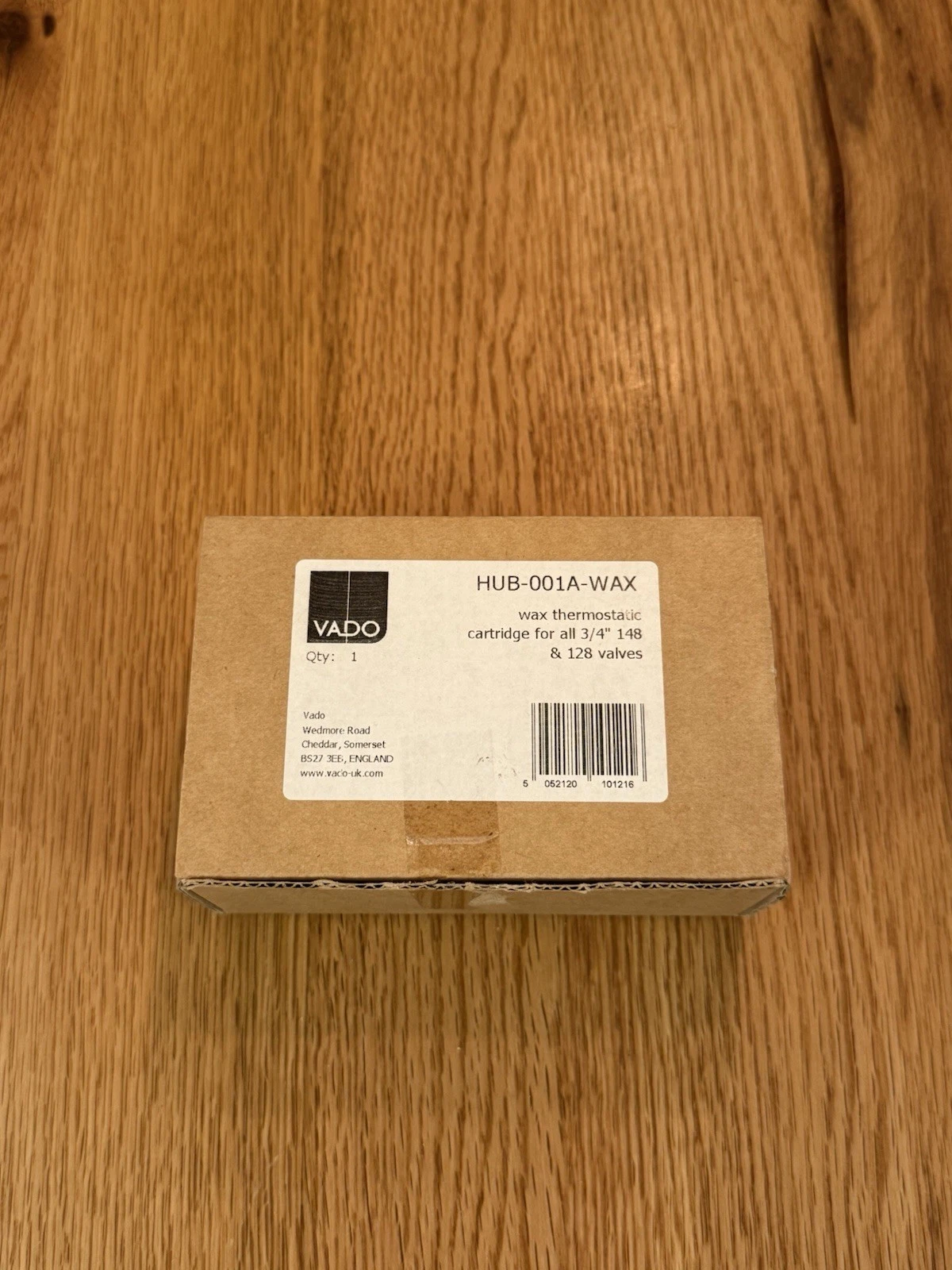 Vado HUB-001A-WAX Wax Thermostatic Shower Cartridge Assembly - Brand New Boxed 2
