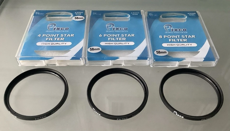 Pixco 4/6&8 Point Star Filters 58mm - Image 4 of 4