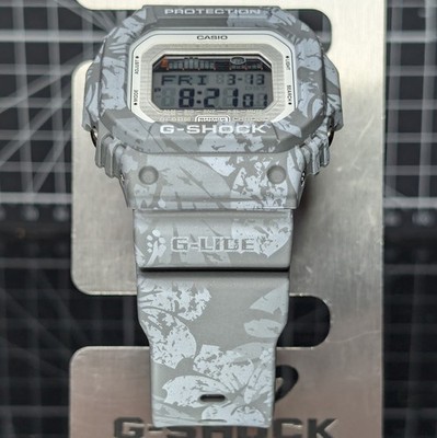 Casio G-Shock FLORAL PRINT GLX-5600 Tide Graph Moon Data Grey