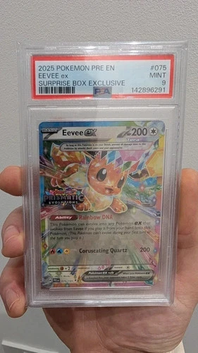 Eevee Surprise Box Exclusive 075/131 Prismatic Evolutions PSA 9