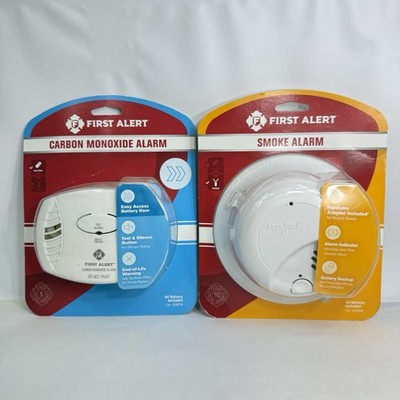 First Alert C0400 Carbon Monoxide Alarm Battery Powered & Wired Smoke Detector
