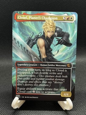 Cloud, Planet's Champion  Advent Style High Quality Altered Art Custom Card