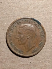 1943 Australia Half Penny