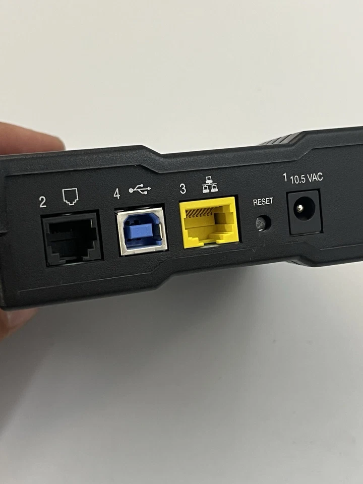 Westell DSL Model C90-610030-06 Modem with Power Cord and Cable - Image 4 of 4