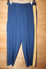 US Army ASU Braided Pants Blue Army Service Uniform Dress Trousers