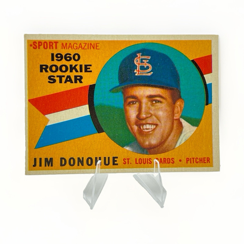 Topps 1960 Topps Jim Donohue #124 Rookie Sport Magazine Rookie Star Cardinals