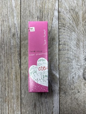 Love & Toast SUGAR GRAPEFRUIT Handcreme 1.25oz Margo Elena Hand Cream Sealed
