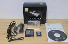 Nikon COOLPIX S640 S640SL Ice Silver 12.1MP 5x Zoom Digital Camera Japan Used