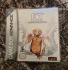 E.T. The Extra Terrestrial Nintendo Game Boy Advance Action Manual New Sealed