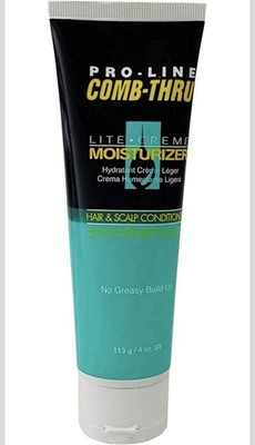 (4) Pro-Line Comb Thru Lite Creme Moisturizer Hair & Scalp Conditioner 4oz
