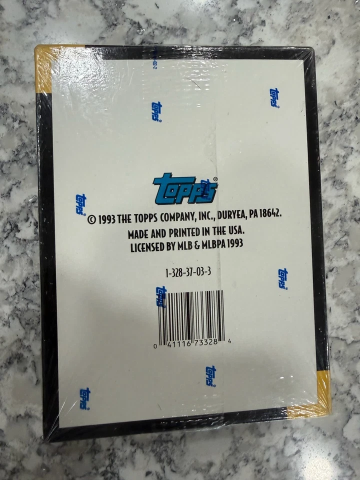 1993 Topps Stadium Club Baseball Series 3 Factory Sealed Hobby Box 24 Packs - Image 2 of 2