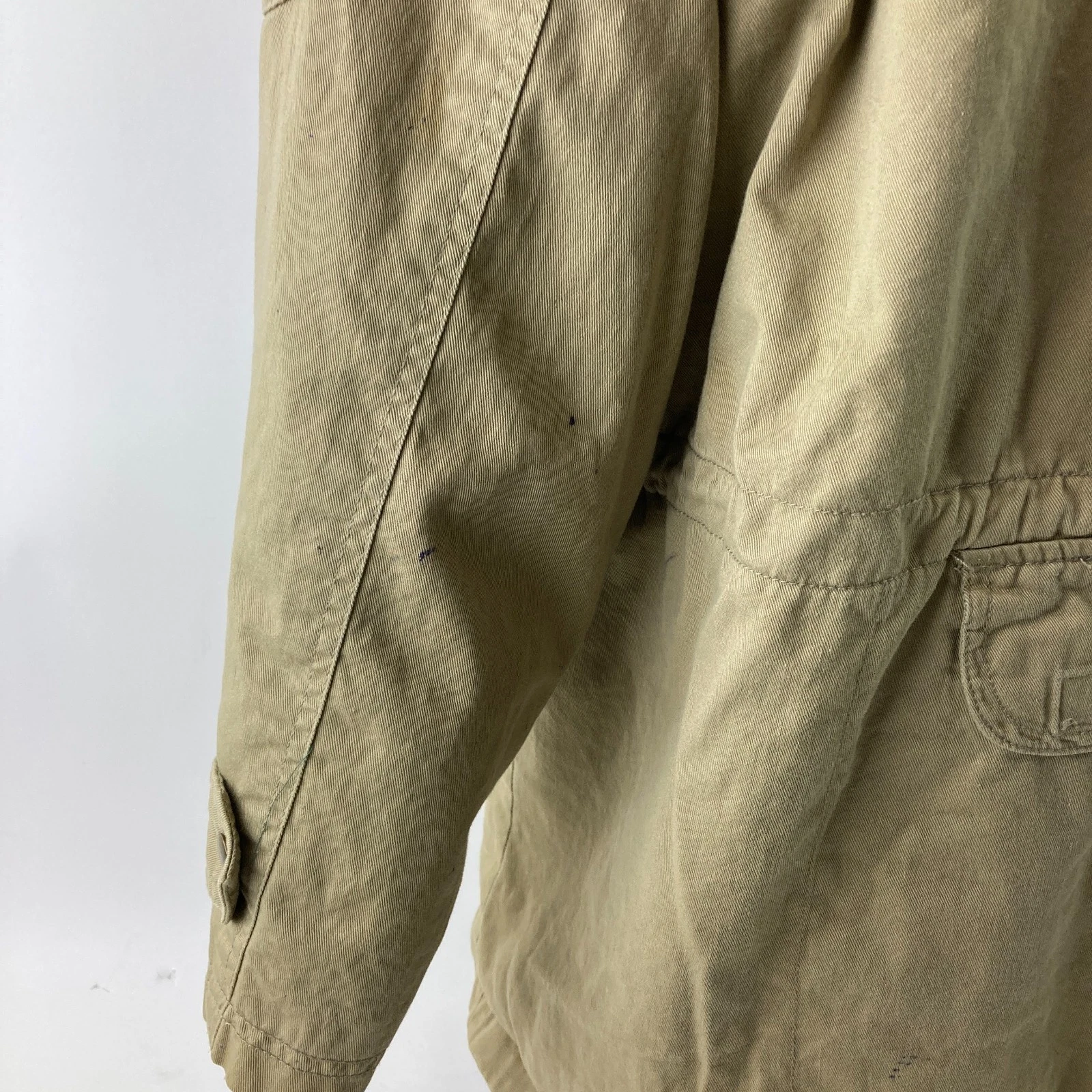 Vintage Native Habitat Safari Jacket Men's XL Tan Animal Hunting Planet Earth - product detail image 12