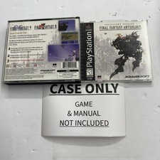 Box Only - Final Fantasy Anthology Sony PlayStation 1 Black Label Ps1 2963