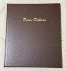 Peace Silver Dollars Complete Set 1921 -1935 P,D, & S /24 Coins In Dansco Album