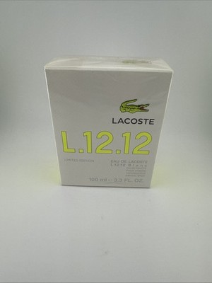 LACOSTE Neon L.12.12 3.3 oz EDT men Eau de Lacoste Limited Edition, discontinued