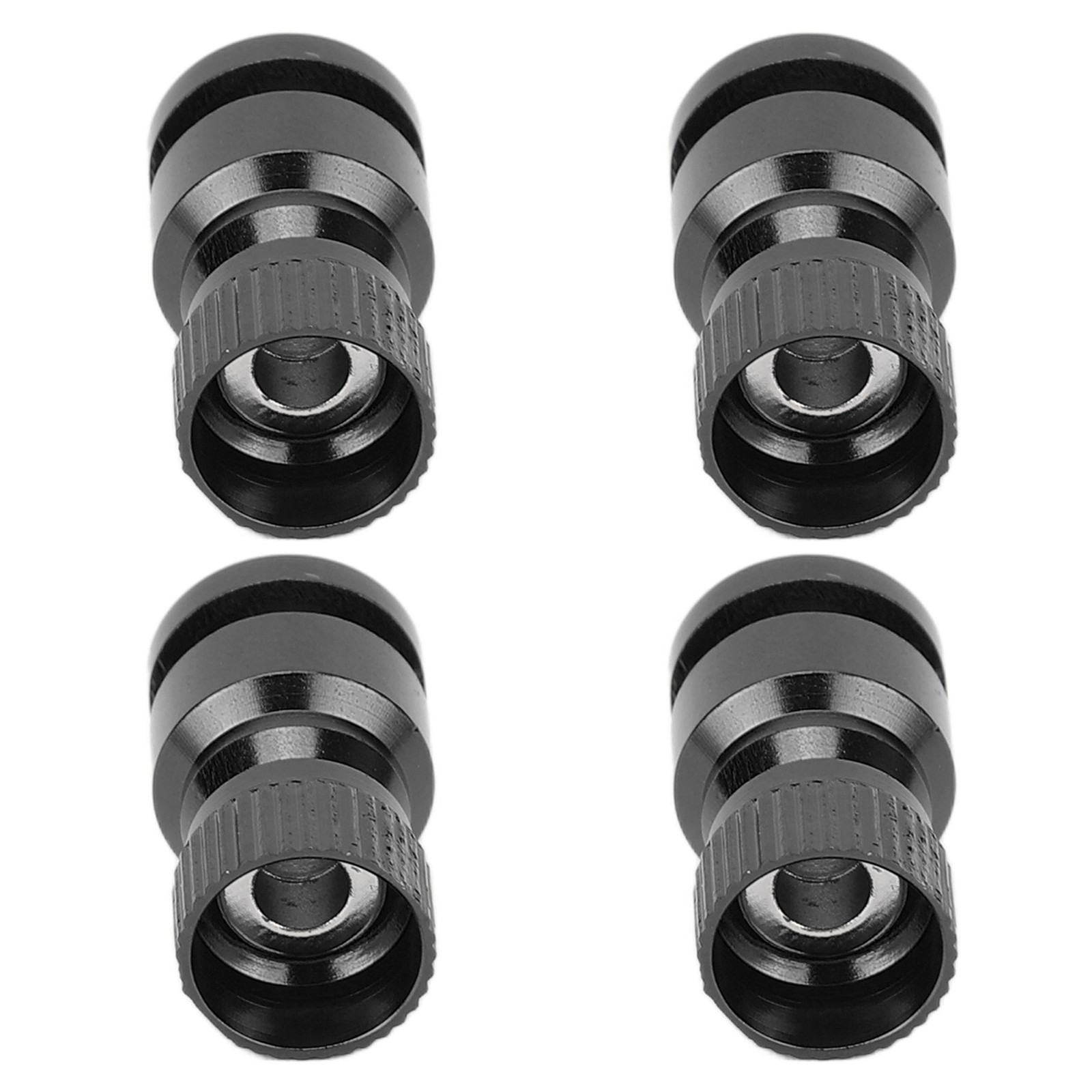 (Black)4PCS RC Body Shell Mount Column Hole Locator Aluminum Alloy For PC P EC