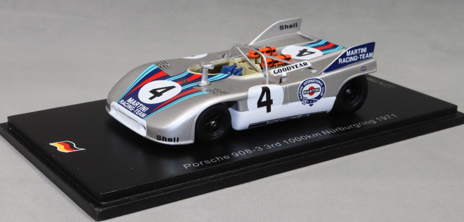 Spark Porsche 908/03 Nurburgring 1000km 1971 Gijs van Lennep Helmut Marko SG518